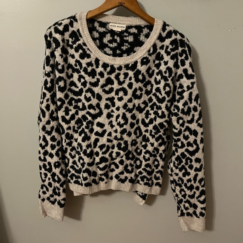 Yet Again Cheetah Sweater